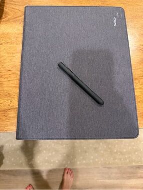 Wacom Bamboo Tablet Folio Case with Black Stylus - Charcoal